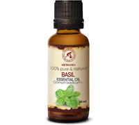 Huile Essentielle De Basilic - 30ml - Ocimum Basilicum - Huiles Essentielles Aromathérapie Pour Diffuseurs - Visage - Sauna - Détente - Apaisant - Huiles De Bain - He Basilic