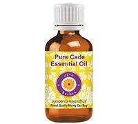 Huile essentielle de cade pure Deve Herbes (Juniperus oxycedrus) 100% naturelle, de qualité thérapeutique, distillée à la vapeur 30ml (1 oz)