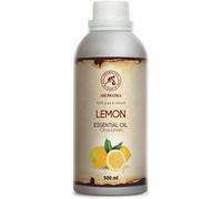 Huile Essentielle De Citron - 500ml - Citrus Limon - Huiles Essentielles Aromathérapie Pour Diffuseurs - Nettoyeur Natural - Huiles De Bain - Zeste De Citron Pressée À Froid