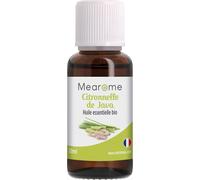 Huile Essentielle De Citronnelle De Java Bio - Cymbopogon Winterianus - Distillée En France - Mearome - 30 Ml - 100% Pure Et Naturelle, Hebbd, Hect