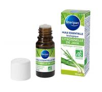 Huile Essentielle De Citronnelle De Java Bio - Steripan - Certifiée Agriculture Biologique Par Ecocert - 10 Ml
