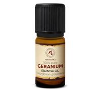 Huile Essentielle de Géranium 10 ml - pour Diffuseur d'arômes | Pour lampes aromatiques, savons et bougies; sauna; parfum d’intérieur; aromathérapie; senteur floral; parfum d’ambiance