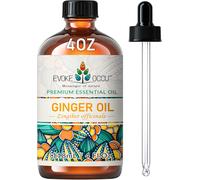 Huile Essentielle De Gingembre 118 Ml,Huile De Gingembre Pure Pour La Peau,Les Cheveux,Les Massages,L'aromathérapie Et La Diffusion-4 Fl Oz