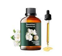 Huile Essentielle de Jasmin, Mumianhua Pure Huile de Jasmin, Naturelle Huile Aromathérapie pour Diffuseur, Parfum, Shampoing, Nettoyage, Peau, Cheveux, Massages, Détente, Bougies 100ml