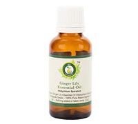 Huile essentielle de lys de gingembre | Hedychium Spicatum | 100% naturel pur | Distilléé vapeur | Grade thérapeutique | Ginger Lily Essential Oil | 30ml | 1.01oz By R V Essential