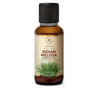 Huile Essentielle de Mélisse D’inde 50 ml - Cymbopogon Citratus - pour Diffuseur et Lampe Aroma - le Savon et les Bougies - Parfums d'Intérieur - Arôme frais - Aromathérapie