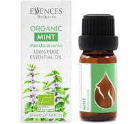 Huile Essentielle De Menthe Bio 10 Ml Mentha Arvensis 100% Pur Et Naturel Non Dilué Qualité Thérapeutique Ferme Familiale Distillé À La Vapeur Non-Ogm Végétalien