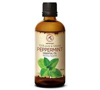 Huile Essentielle De Menthe Poivrée 100 ml - Mentha Piperita - pour Diffuseur et Lampe Aroma - le Savon et les Bougies - Sauna - Parfums d'Intérieur - Arôme frais - Aromathérapie