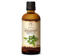 Huile Essentielle de Menthe Verte 100 ml - Mentha Spicata - Diffuseur Arômes - Essentielle Pure pour Aromathérapie - Sauna - Arômes Maison - Diffuseur de Parfum D'ambiance