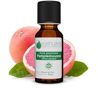 Huile Essentielle de Pamplemousse - 100% Pure et Naturelle - HEBBD - Huile Apaisante pour Soulager la Fatigue - Idéal pour Diffuseur - Parfum Fruité et Gourmand - 20 ml