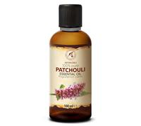 Huile Essentielle de Patchouli 100 ml - Pogostemon Cablin - pour Diffuseur et Lampe Aroma - pour le Savon et les Bougies - Sauna - Aroma d'Intérieur - Parfum longue durée - Aromathérapie