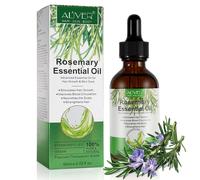 Huile essentielle de romarin Croissance des cheveux Cuir chevelu Soin de la peau Bio Vegan 2x 60ml
