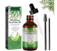 Huile Essentielle De Romarin Pour La Croissance Des Cheveux,Huile de Romarin pour Cheveux 60ml,pour Cils,Sourcils,Visage,Soins de la Peau, Massage du Corps,Stimule la Croissance