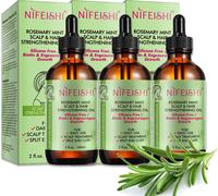 Huile essentielle de romarin Soin capillaire Soin de peau Sourcils Cils Bio Vegan 3x 60ml