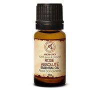 Huile Essentielle de Rose Absolu - 10ml - Rosa Damascena - Aromathérapie - Huiles de Rose Absolu pour - Soin du Corps - Diffuseurs - Apaisante - Bon sommeil