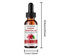 Huile Essentielle De Rose Musquée, Estompe Les Ridules, Lifting, Raffermissant, Réparation, Lisse, Hydratante, Blanchiss,60 Ml