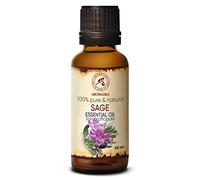 Huile Essentielle de Sauge 30ml - Salvia Officinalis - Aromathérapie Pure & Naturelle - Parfumée pour Savon, Bougie et Ambiance