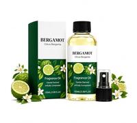Huile Essentielle De Thé Blanc 100ml, Naturelle Thé Blanc Huile Parfum Pour Bougie, Diffuseur Et Soin Du Linge, Parfum Doux Et Apaisant Pour La Maison，Bergamote