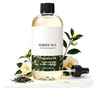Huile essentielle de thé blanc pour diffuseur - Huile essentielle pour diffuseur, désodorisant et spray d'ambiance - Longue durée, notes de thé, de néroli et de bergamote - Parfum d'hôtel, 100 ml，1PC