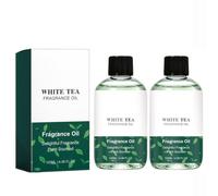 Huile essentielle de thé blanc- White Tea Oil,Huile essentielle pour diffuseur, désodorisant et spray d'ambiance,notes de thé,de néroli et de bergamote pour diffuseurs ultrasoniques et sans eau，2PC