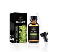 Huile essentielle de théier 100% biologique pure et non diluée, Visage Ongles Cheveux et Diffuseur, Traitement Acné (60 ml)