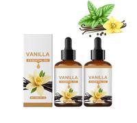 Huile essentielle de vanille bio - Huile essentielle de vanille bio naturelle pour la peau, le corps et les cheveux - Arôme doux et chaud - Huile parfumée longue durée - Huile essentielle pour bougies