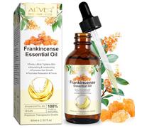 Huile Essentielle d'encens 60ml frankincense oil Huile d'encens pour Diffuseur 100% Pure et Naturelle, Huiles Parfumées Aromathérapie d'encens de Qualité, pour Massage, Bain, Relax, Apaisant, Soins de
