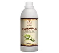 Huile Essentielle d'Eucalyptus 1000 ml - Eucalyptus Globulus - pour Diffuseur et Lampe Aroma - le Savon et les Bougies - Sauna - Parfums d'Intérieur - Arôme frais - Aromathérapie