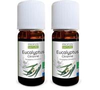 Huile essentielle d'Eucalyptus citronné Bio - Eucalyptus citriodora leaf oil - 100% pure et naturelle - 10ml - PROPOS'NATURE (Lot de 2)