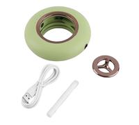 Huile essentielle diffuseur Mémulant automatique Aromatherapy Diffuseur Oode Éliminateur avec minuterie pour toilettes de salle de bain matériaux ABS ABS 6.07oz (Matcha Green)