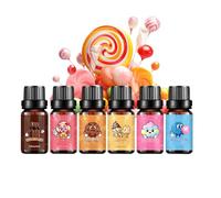 Huile Essentielle Fruitée - Huiles ées Dessert | Huiles Essentielles De Boulangerie, Collection De Parfums De Dessert 6 X 10 Ml Avec Un Riche Arôme De Longue Durée, Huile D'aromathérapie,
