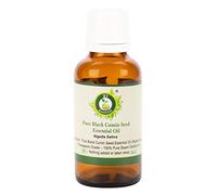 Huile essentielle graine cumin noir | Nigella Sativa | Pour cheveux | Pour visage | 100% pur | Distilléé vapeur | Grade thérapeutique | Black Cumin Seed Essential Oil | 10ml | 0.338oz By R V Essential