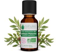 Huile Essentielle Lentisque Pistachier Bio 10ml - Parfum Chaud - Réputée Pour Ses Vertus - Huiles Essentielles De Qualité - 100% Pure Et Naturelle - Hebbd Et Certifiée Ecocert