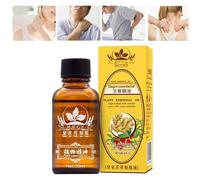 Huile Essentielle Naturelle Massage Corporel 30ml Soins De Santé Thérapie Des Plantes Chaudes Drainage Lymphatique Huile De Gingembre Pour Se Détendre Corps