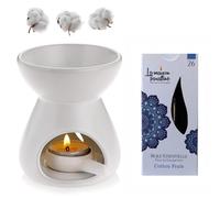Huile Essentielle Parfumée Cotton Frais pour Diffuseur Flacon 30 ml Concentré de Parfum d'ambiance Huile à Brûler Naturelle Maison brûle Parfum d'Intérieur Aromathérapie Relaxation