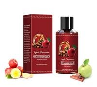 Huile Essentielle Pomme & Cannelle, Huile Parfumée d’Automne pour Diffuseur, Parfum d’Automne, Aromathérapie pour la Maison, Massage, Fabrication de Savons et Soins du Corps (1PC)