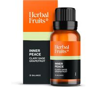 Huile Essentielle Pour Diffuseur, Parfum Maison Anti Stress, Huiles Essentielles Sauge Sclarée, Pamplemousse, Huile Essentielle Aromatherapie, 100% Huiles Essentielles, 20ml