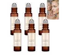 Huile essentielle pour les yeux, sérum anti-âge pour les yeux, crème contour des yeux pour hommes contre les cernes et les poches, rides et poches, hydratation en profondeur (6 PCS)