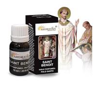 Huile essentielle religieuse Saint Benoît parfumée au palo santo 10ml - Huile religieuse - Culte Chrétien en