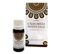 Huile essentielle Salvia blanche. Pot en verre foncé. Bouchon à visser avec doseur. 10 ml.