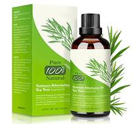 Huile Essentielle Tea Tree 100ML, 100% Naturelle Huile Essentielle Arbre à Thé-Anti Acné,Boutons,Points Noirs,Ongles,Cheveux et Corps, Huile Arbre à Thé pour Diffuseur d'Aromathérapie et Massage