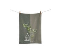 Huile et Olive - Torchon en coton 50 x 70 cm