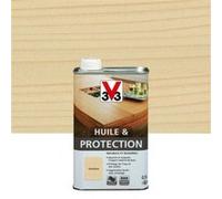 V33 Huile & protection pour meubles et boiseries, Incolore 0,5L