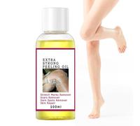 Huile exfoliante pour la peau - Solution de gommage ordinaire - Huile pour le corps et vieille huile de pelage jaune pour éclaircir et hydrater la plupart des types de peau