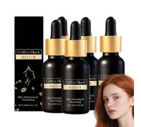 Huile faciale de café avec huile de graine noire et sérum hydratant de vitamine E pour la peau et les cheveux, adapté aux routines de soins de la peau infusées par l'aromathérapie (5)