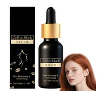 Huile faciale de café avec huile de graine noire et sérum hydratant de vitamine E pour la peau et les cheveux, adapté aux routines de soins de la peau infusées par l'aromathérapie (1)