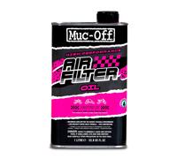 Muc‑Off Huile pour filtre à air – Optimise flux d'air, aide à prolonger la vie du moteur – 1 L Noir