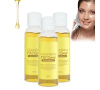 Huile Gommage Peeling Corps, Huile Eclaircissante Peau Noire, Huile Peeling Extra Forte, Huile Peeling Pour Le Corps, Peeling Jaune Sûre Extra-Forte, Yellow Peeling Oil For Dark Skin (3PC)