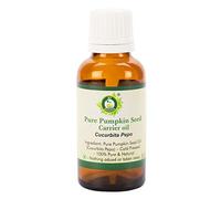 Huile graines citrouille | Cucurbita Pepo | Huile graines citrouille pure | Pour cheveux | Pour visage | Pour cuisine | 100% pur | Presséé à froid | Pumpkin Seed Oil | 5ml | 0.169oz By R V Essential