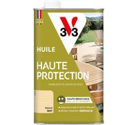 Huile haute protection V33 mobiliers de jardin en bois naturel mat 1L